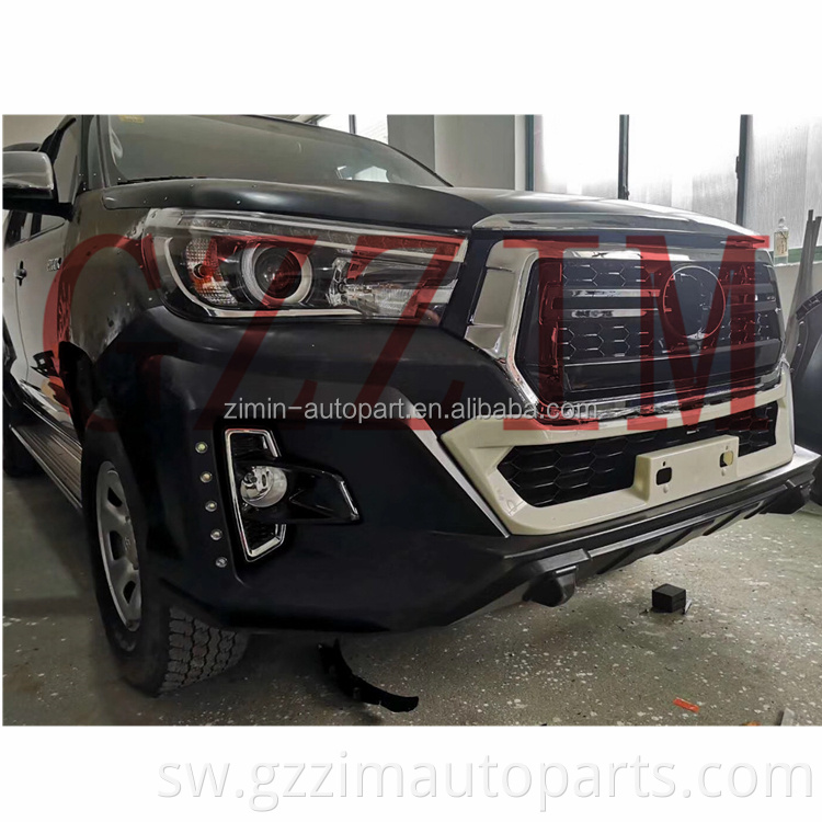 PP Injection Mould Body Kit Front Bumper Grill Fog lamp For R*vo  R*cco 2016+